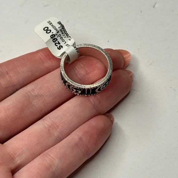 Gucci Sterling Silver GG Marmont Band - Picture 8 of 8